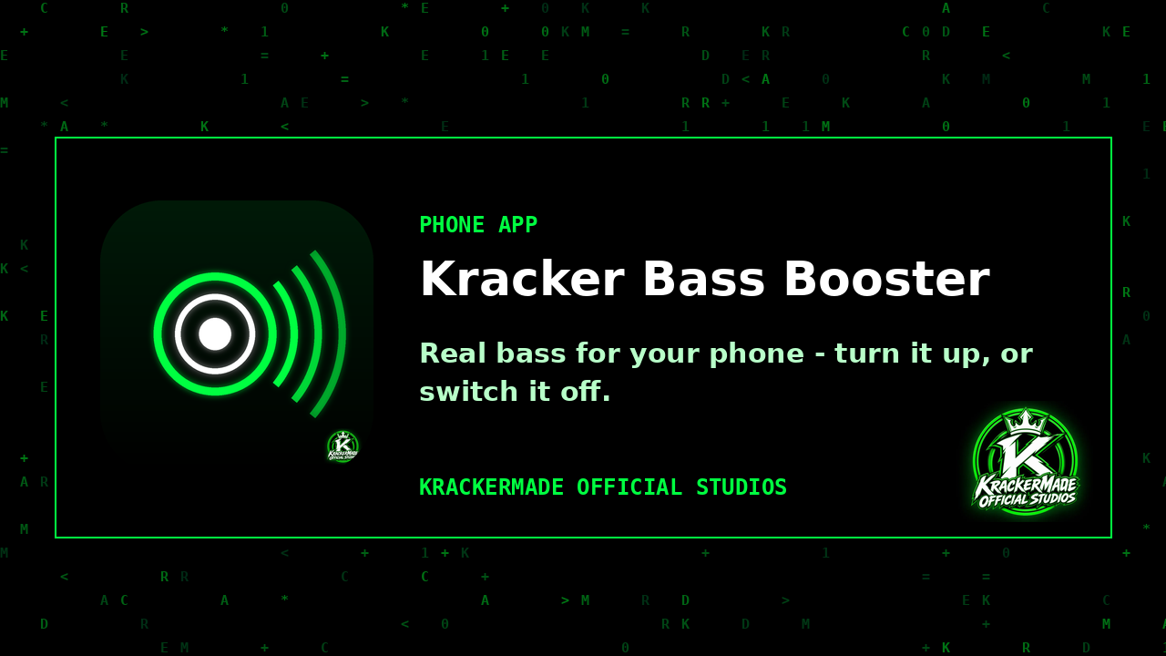 Kracker Bass Booster