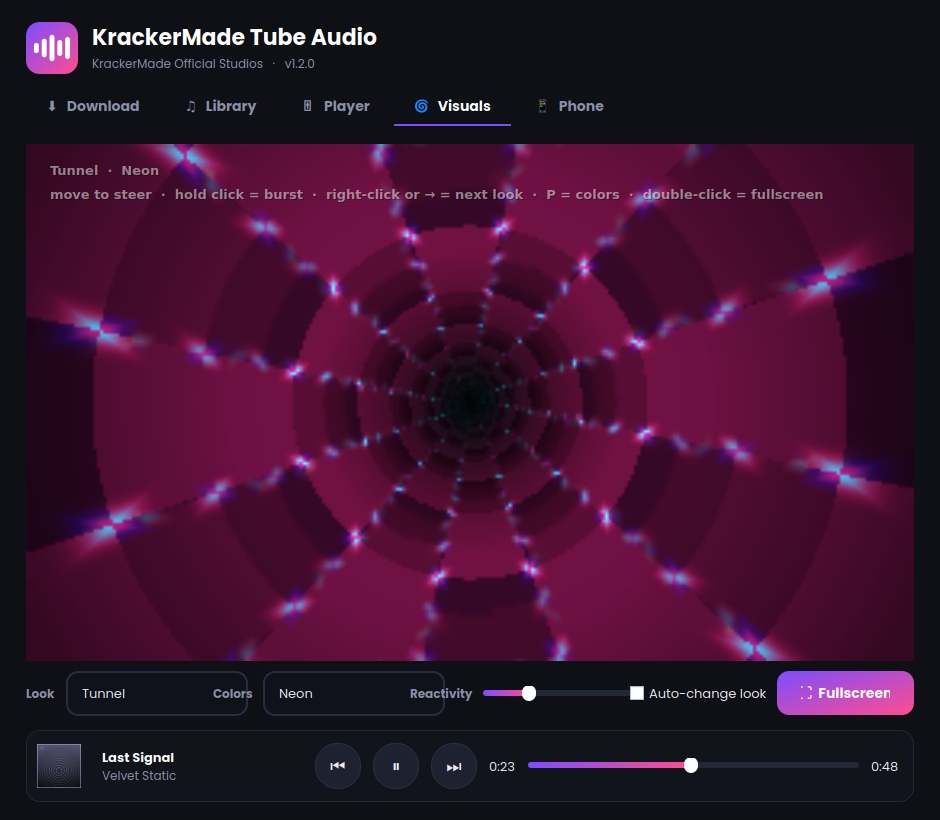 Visualizer: more looks and color palettes